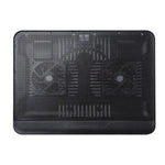 N128 Cooling Pad doppia ventola con luce LED per laptop
