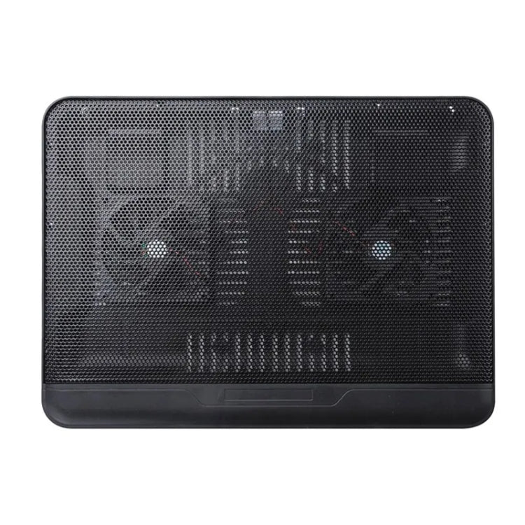 N128 Cooling Pad doppia ventola con luce LED per laptop