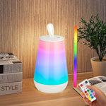 Lampada touch dimmerabile RGB con telecomando ST117