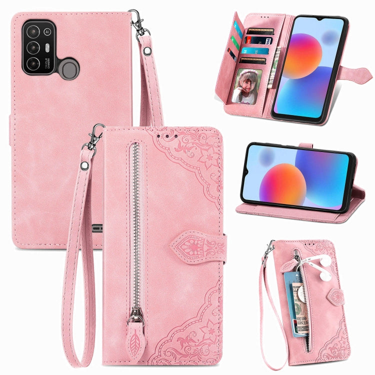 Custodia in pelle con cerniera per Samsung Galaxy A14 4G