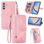 Custodia in pelle con cerniera per Samsung Galaxy A14 4G