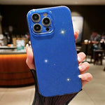 Custodia per telefono in TPU tinta unita Jelly Glitter, For iPhone 14 Pro Max