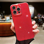 Custodia per telefono in TPU tinta unita Jelly Glitter, For iPhone 14 Pro Max