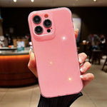 Custodia per telefono in TPU tinta unita Jelly Glitter, For iPhone 14 Pro Max