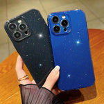 Custodia per telefono in TPU tinta unita Jelly Glitter, For iPhone 14 Pro Max