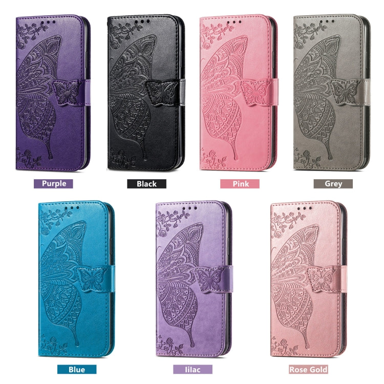 Custodia per telefono in pelle goffrata farfalla amore fiore, For OPPO Reno8 T 4G, For Honor 9C