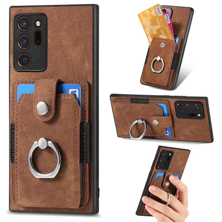Custodia portafoglio in TPU e PU per Samsung Galaxy Note20 Ultra