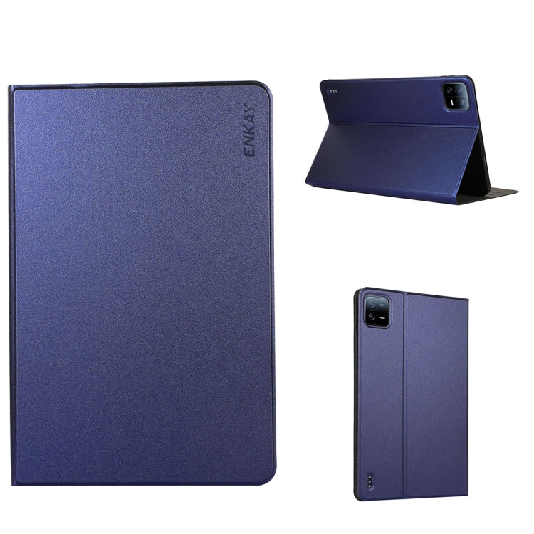 Per Xiaomi Pad 6 / Pad 6 Pro ENKAY Custodia Smart Tablet con supporto in pelle, For Xiaomi Pad 6 / Pad 6 Pro