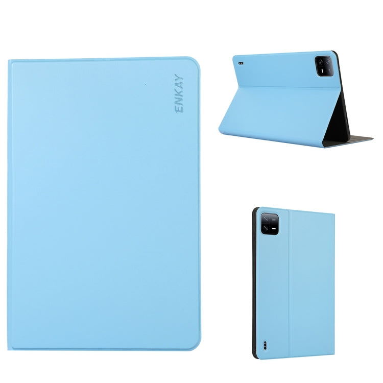 Per Xiaomi Pad 6 / Pad 6 Pro ENKAY Custodia Smart Tablet con supporto in pelle, For Xiaomi Pad 6 / Pad 6 Pro