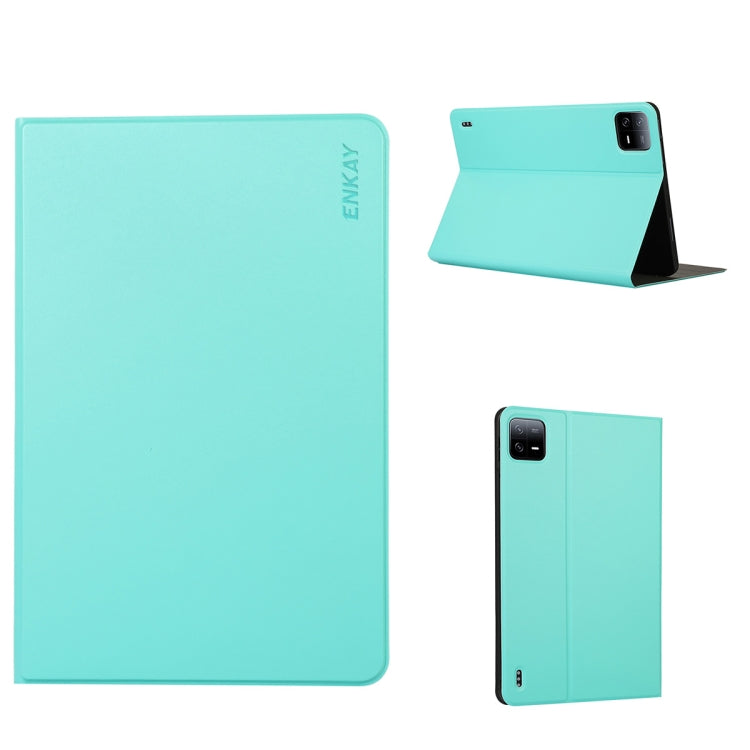 Per Xiaomi Pad 6 / Pad 6 Pro ENKAY Custodia Smart Tablet con supporto in pelle, For Xiaomi Pad 6 / Pad 6 Pro