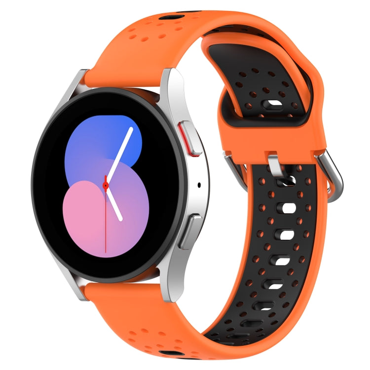 Cinturino in silicone bicolore traspirante da 20 mm, For Samsung Galaxy Watch 42mm