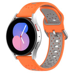 Cinturino in silicone bicolore traspirante da 20 mm, For Samsung Galaxy Watch 42mm