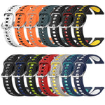 Cinturino in silicone bicolore traspirante da 20 mm, For Samsung  Galaxy Watch 4 Classic 42mm