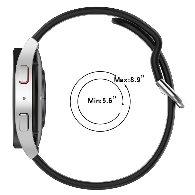 Cinturino in silicone bicolore traspirante da 20 mm, For Samsung  Galaxy Watch 4 Classic 42mm
