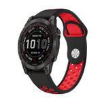 Cinturino sportivo in silicone 22 mm per Garmin Instinct
