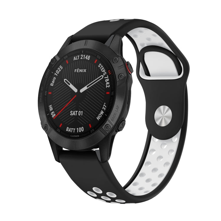 Cinturino sportivo in silicone 22 mm per Garmin Fenix 6