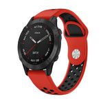 Cinturino sportivo in silicone 22 mm per Garmin Fenix 6