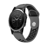 Cinturino sportivo in silicone 22 mm per Garmin Fenix 6