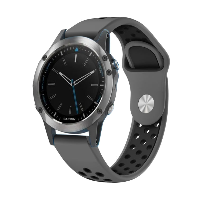 Cinturino sportivo in silicone 22 mm per Garmin Quatix 5