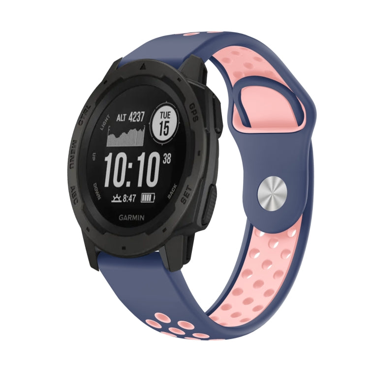 Cinturino sportivo in silicone 22 mm per Garmin Instinct