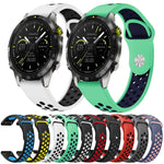 Cinturino sportivo in silicone 22 mm per Garmin Fenix 6