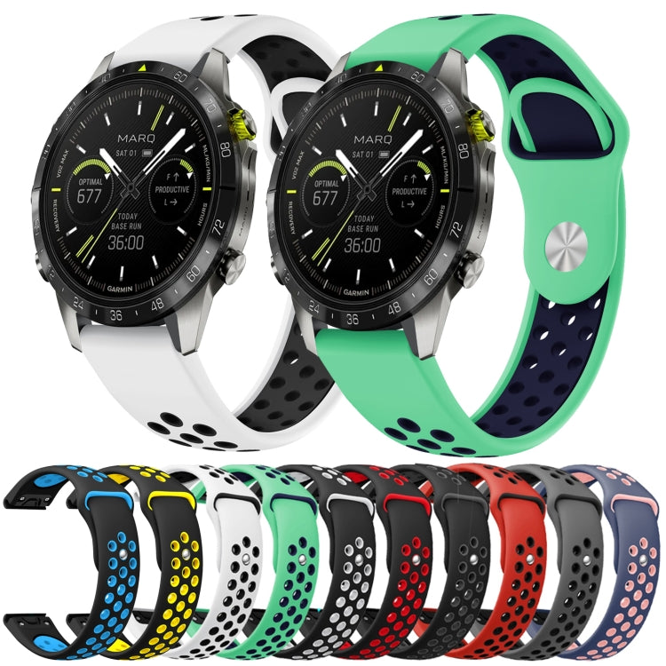 Cinturino sportivo in silicone 22 mm per Garmin Fenix 6