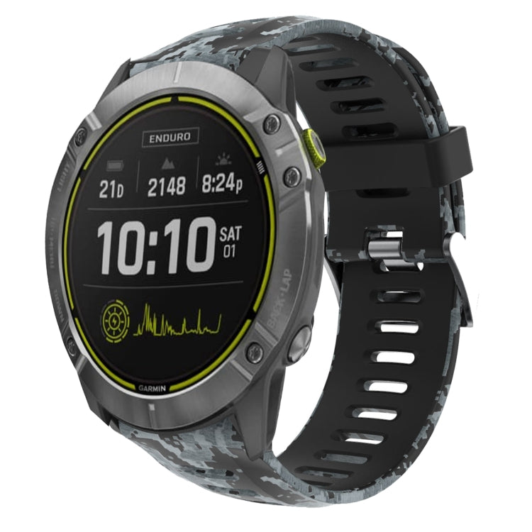 Cinturino in silicone mimetico 26 mm per Garmin Enduro