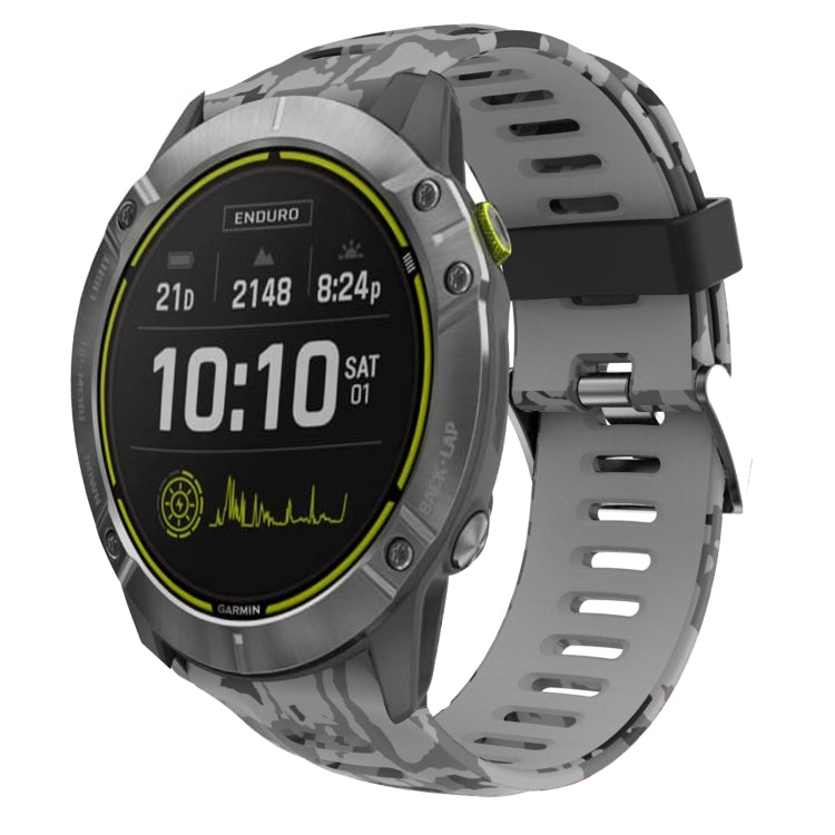 Cinturino in silicone mimetico 26 mm per Garmin Enduro