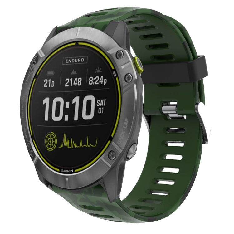 Cinturino in silicone mimetico 26 mm per Garmin Enduro