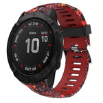 Cinturino in silicone mimetico 26 mm per Garmin Enduro