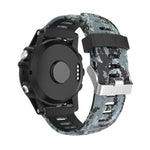 Cinturino in silicone mimetico 26 mm per Garmin Fenix 5X