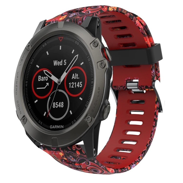 Cinturino in silicone mimetico 26 mm per Garmin Fenix 5X