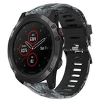Cinturino in silicone mimetico 26 mm per Garmin Fenix 5X
