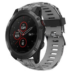 Cinturino in silicone mimetico 26 mm per Garmin Fenix 5X