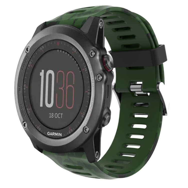 Cinturino in silicone mimetico 26 mm per Garmin Fenix 5X
