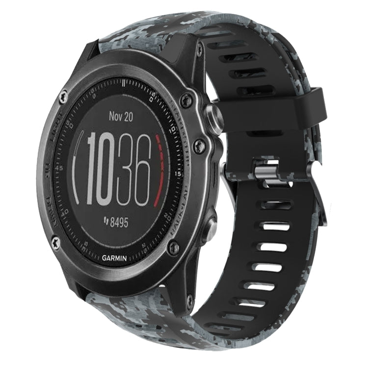 Cinturino in silicone mimetico 26 mm per Garmin Fenix 5X