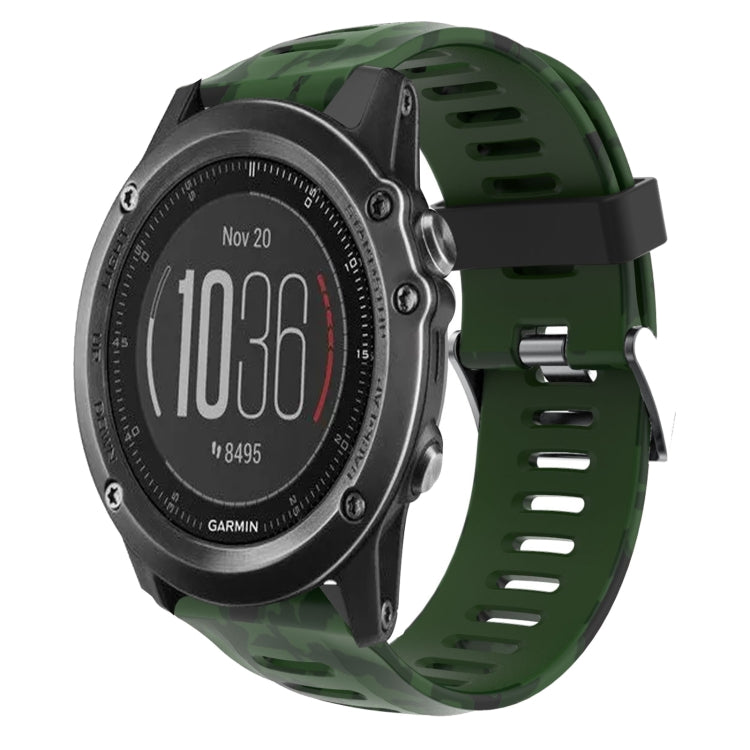 Cinturino in silicone mimetico 26 mm per Garmin Fenix 5X