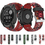 Cinturino in silicone mimetico 26 mm per Garmin Fenix 5X