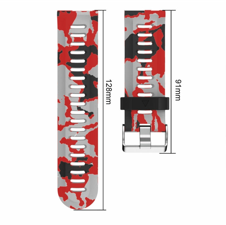 Cinturino in silicone mimetico 26 mm per Garmin Fenix 5X