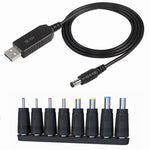 Adattatore convertitore USB 5V-12V DC 1A con cavo da 90 cm