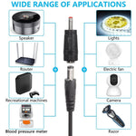 Adattatore convertitore USB 5V-12V DC 1A con cavo da 90 cm - immagine 2