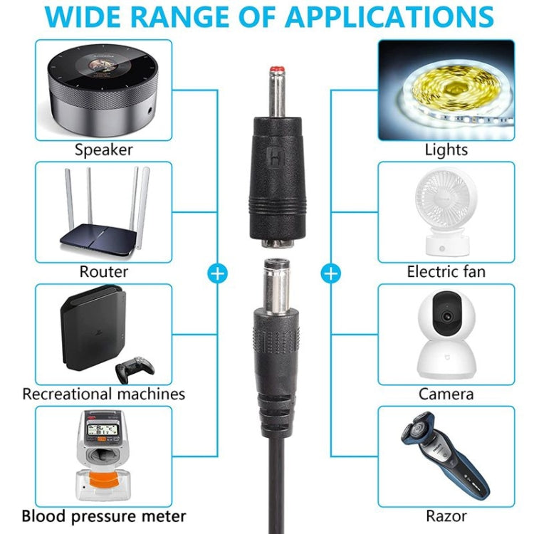 Adattatore convertitore USB 5V-12V DC 1A con cavo da 90 cm - immagine 2