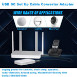 Adattatore convertitore USB 5V-12V DC 1A con cavo da 90 cm - immagine 3
