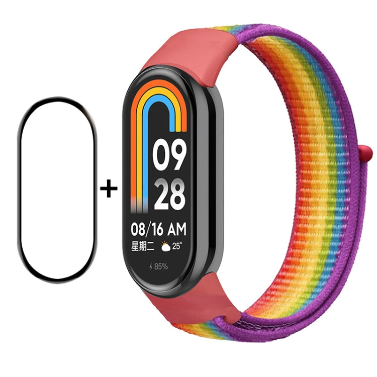 Set proteggi schermo e cinturino nylon per Xiaomi Mi Band 8