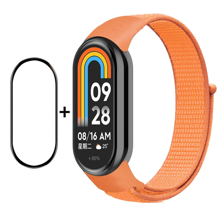 Set proteggi schermo e cinturino nylon per Xiaomi Mi Band 8