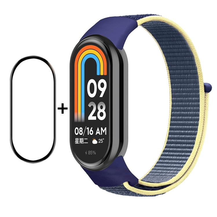 Set proteggi schermo e cinturino nylon per Xiaomi Mi Band 8
