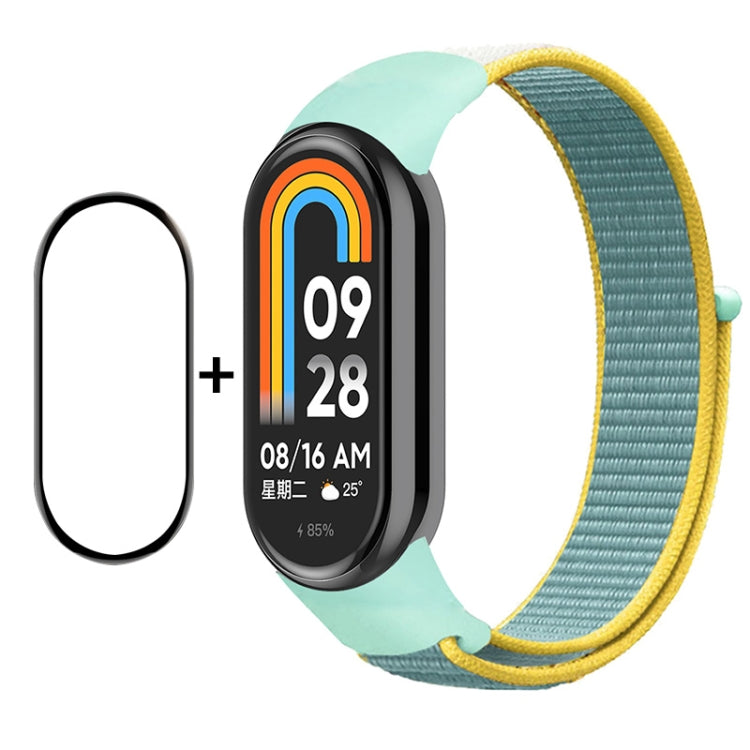 Set proteggi schermo e cinturino nylon per Xiaomi Mi Band 8