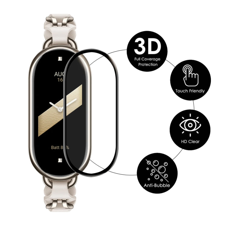 Set proteggi schermo e cinturino nylon per Xiaomi Mi Band 8