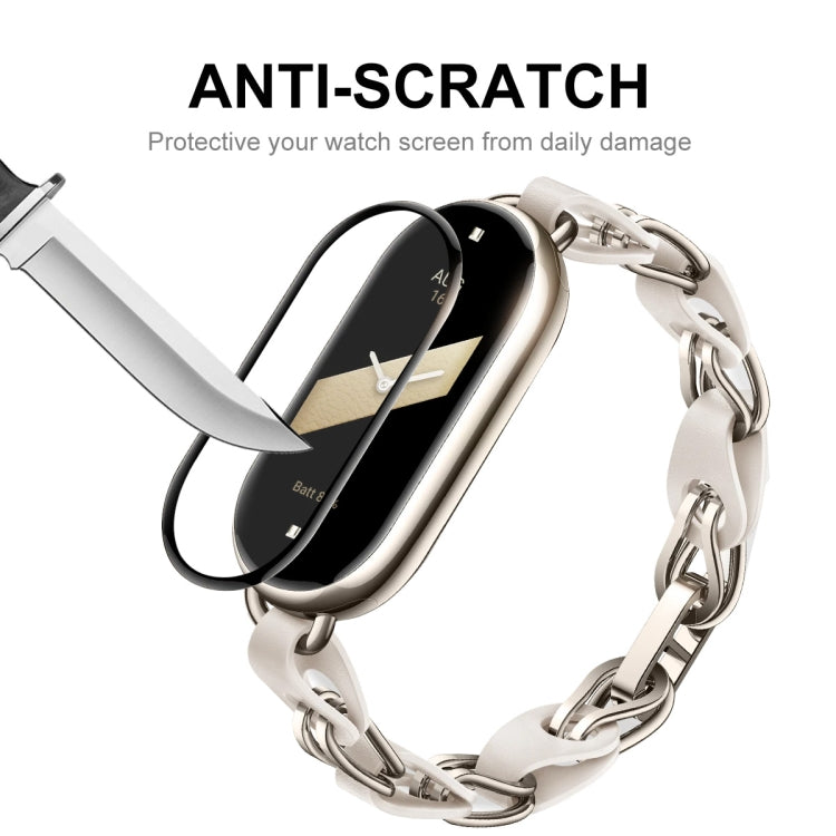 Set proteggi schermo e cinturino nylon per Xiaomi Mi Band 8