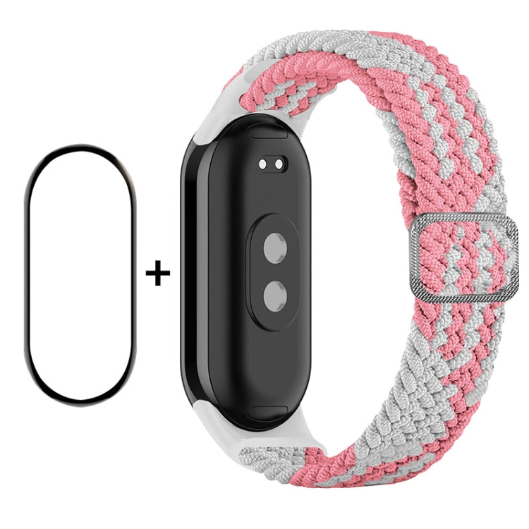 Set proteggi schermo e cinturino nylon per Xiaomi Mi Band 8